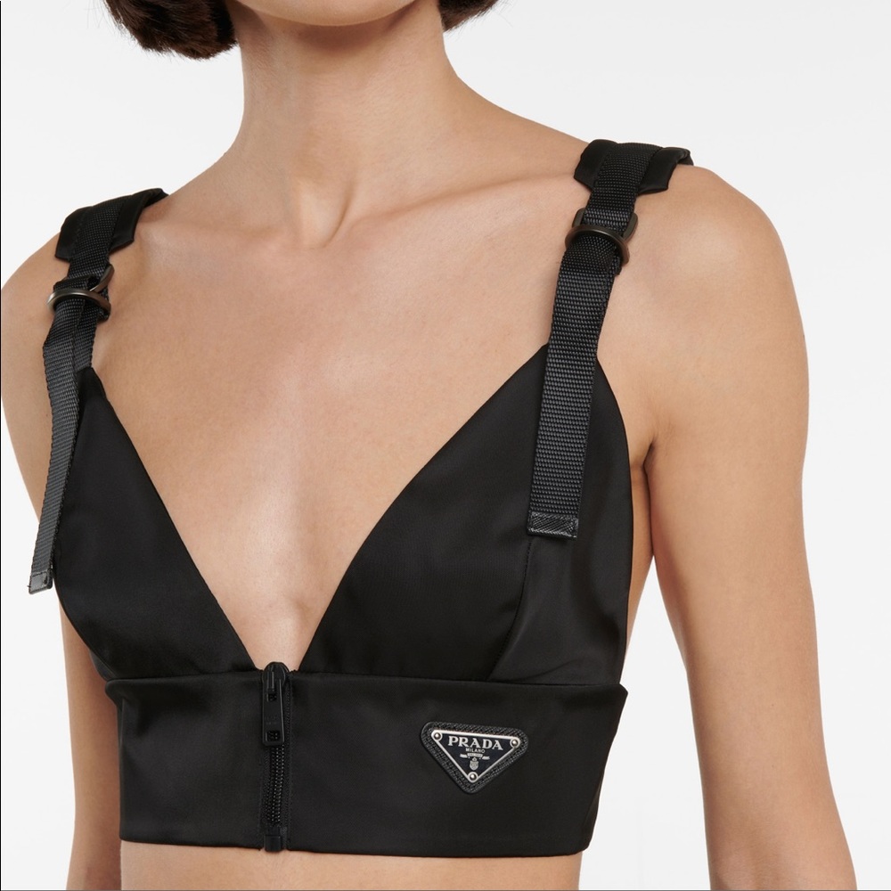 Prada Re-Nylon Gabardine Bralette